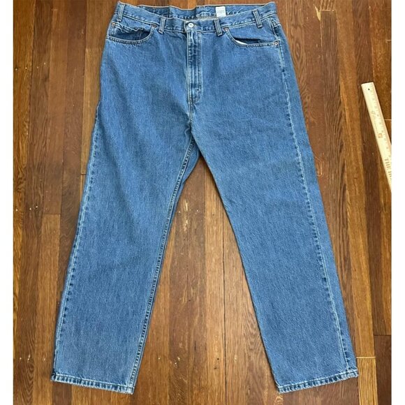 Vintage 1990s 505 Levis Mens Jeans (42x30) 100% Cotton Classic Straight - Picture 5 of 7